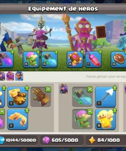 Vendre compte clash of clans