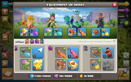 Vendre compte clash of clans