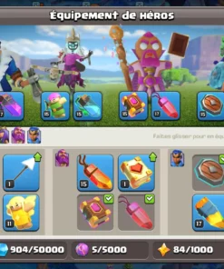 Vendre compte clash of clans