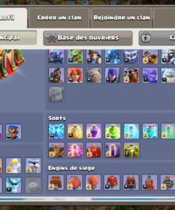 Vendre compte clash of clans