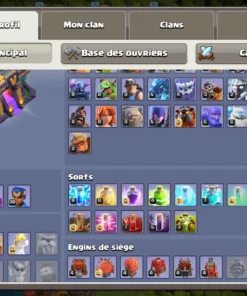 Vendre compte clash of clans