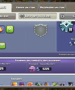 Vendre compte clash of clans