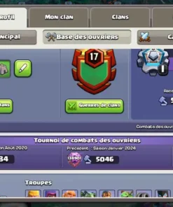 Vendre compte clash of clans