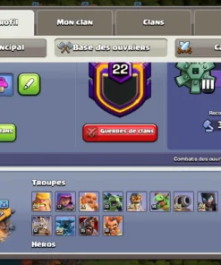 Vendre compte clash of clans