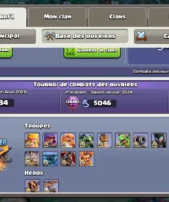 Vendre compte clash of clans