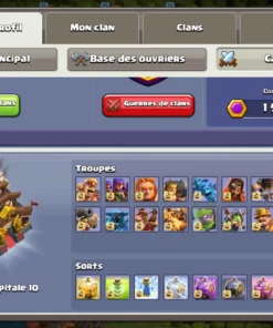 Vendre compte clash of clans