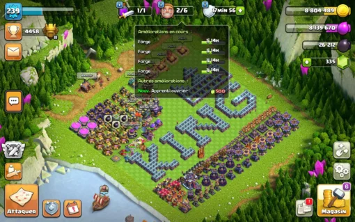 Achat compte clash of clans