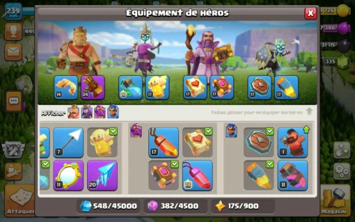 Achat compte clash of clans