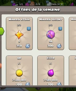 Achat compte clash of clans