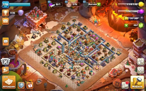 Acheter compte clash of clans