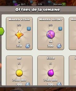 Acheter compte clash of clans