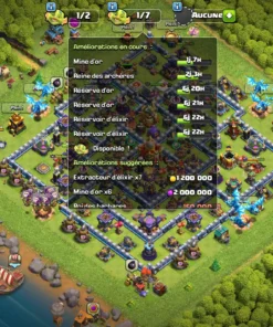 Vendre compte clash of clans