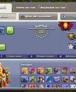 Vendre compte clash of clans