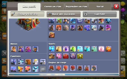 Sell clash of clans account