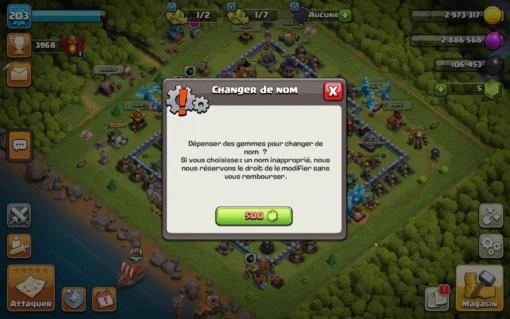 Vendre compte clash of clans