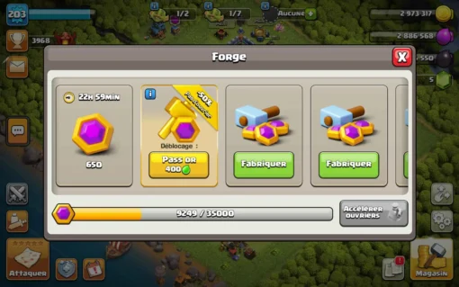 Vendre compte clash of clans