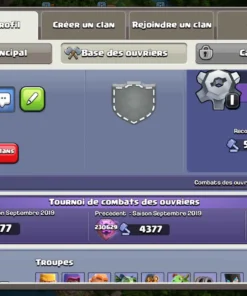 Vendre compte clash of clans