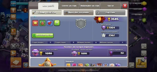 Purchase clash of clans account