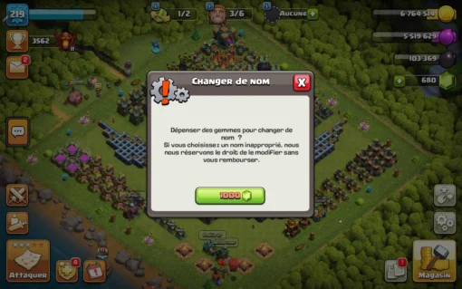 Achat compte clash of clans