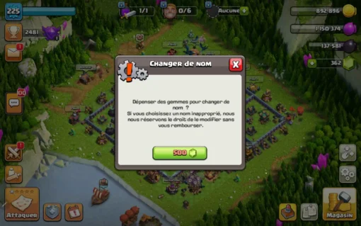 Achat compte clash of clans