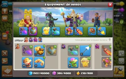 Achat compte clash of clans