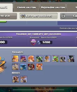 Achat compte clash of clans