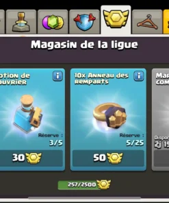 Achat compte clash of clans