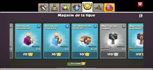 Achat compte clash of clans