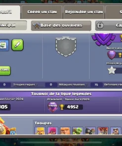 Achat compte clash of clans