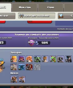 Achat compte clash of clans