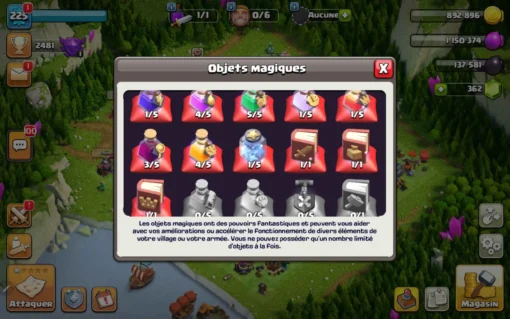 Achat compte clash of clans