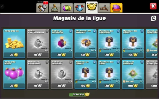 Achat compte clash of clans