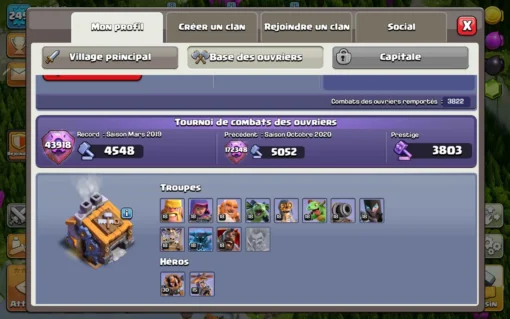 Acheter compte COC