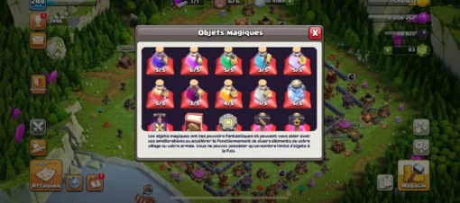 Acheter compte clash of clans