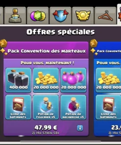 Acheter compte clash of clans