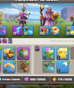 Acheter compte clash of clans