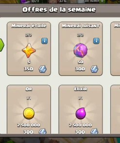 Acheter compte clash of clans