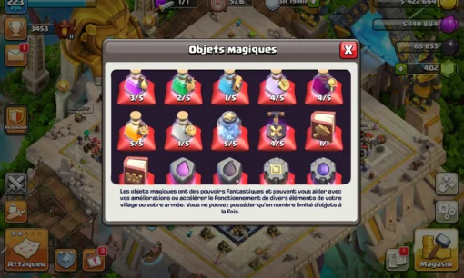 Acheter compte clash of clans