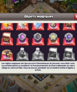 Acheter compte clash of clans