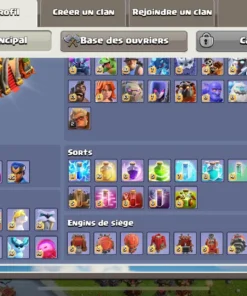 Acheter compte clash of clans