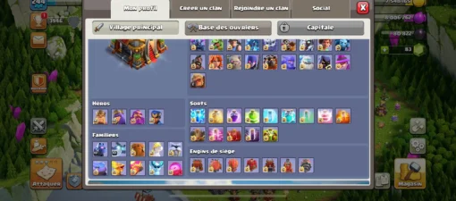 Acheter compte clash of clans