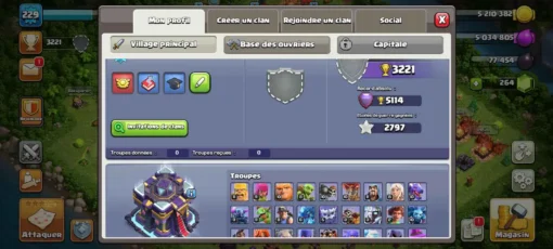 Clash of clans account