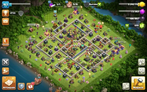 Vendre compte clash of clans