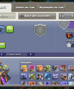 Vendre compte clash of clans