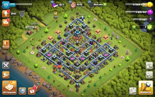 Vendre compte clash of clans