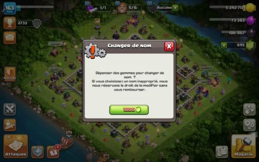 Vendre compte clash of clans