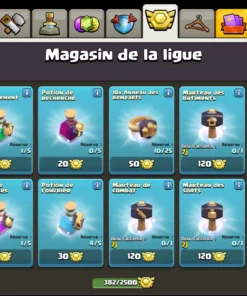 Vendre compte clash of clans