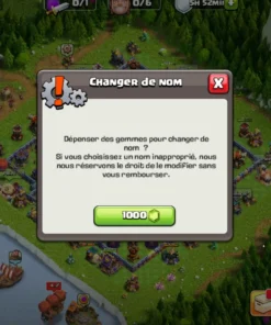 Vendre compte clash of clans