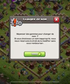 Vendre compte clash of clans