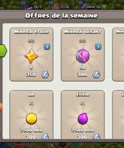 Vendre compte clash of clans